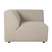 Module d' angle left in taupe bouclé Jax - Hkliving