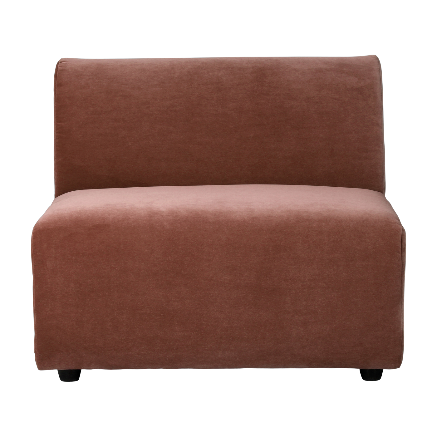 Module 1 place en velours brique Jax - Hkliving
