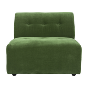 Sofa Element 1 Platz in grün velvet Vint - Hkliving