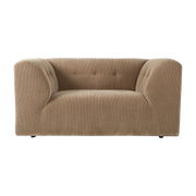Brauner Sessel aus Cord Vint - Hkliving