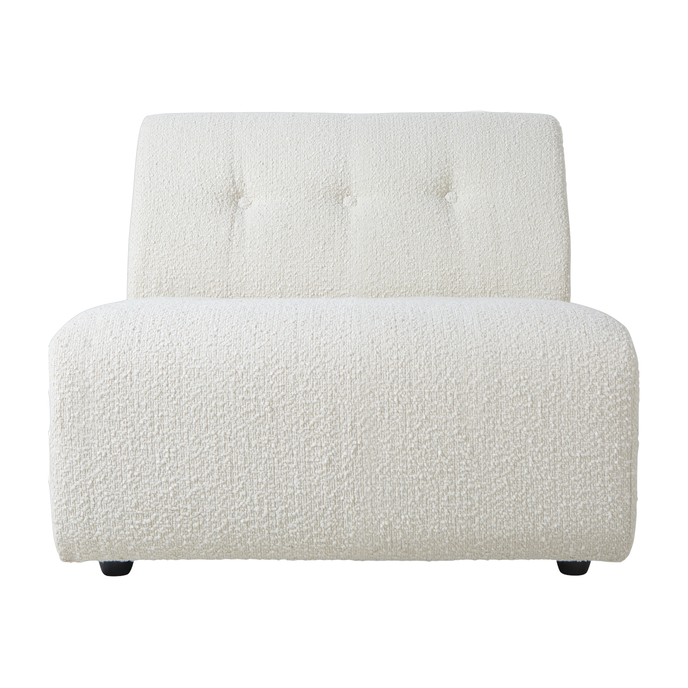 1-Sitzer-Modul aus cream gelockt Vint - Hkliving
