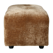 Bronze velvet footrest Vint - Hkliving