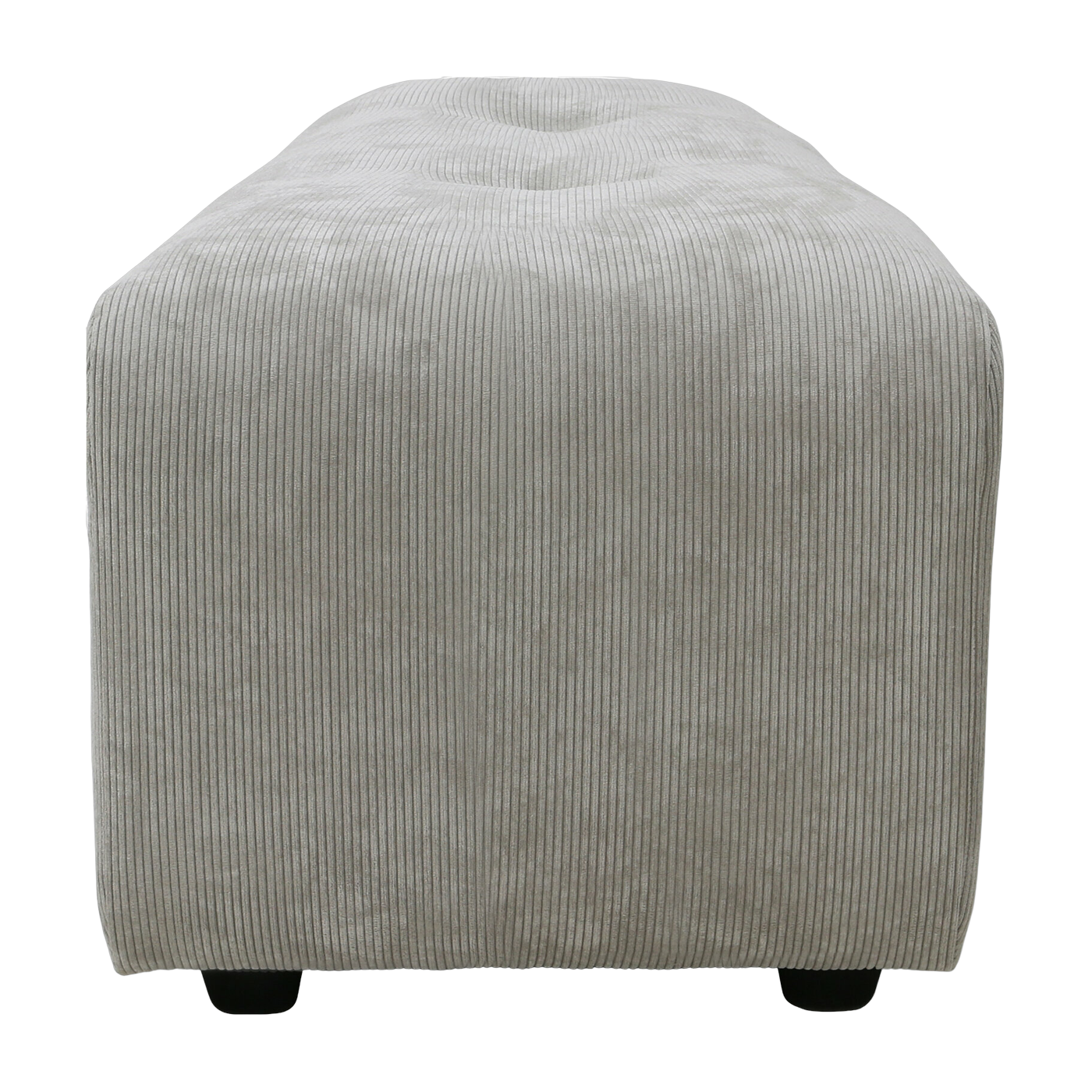 Cream corduroy fußstütze Vint - Hkliving