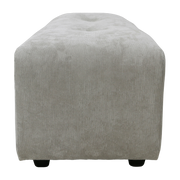 Cream corduroy footrest Vint - Hkliving