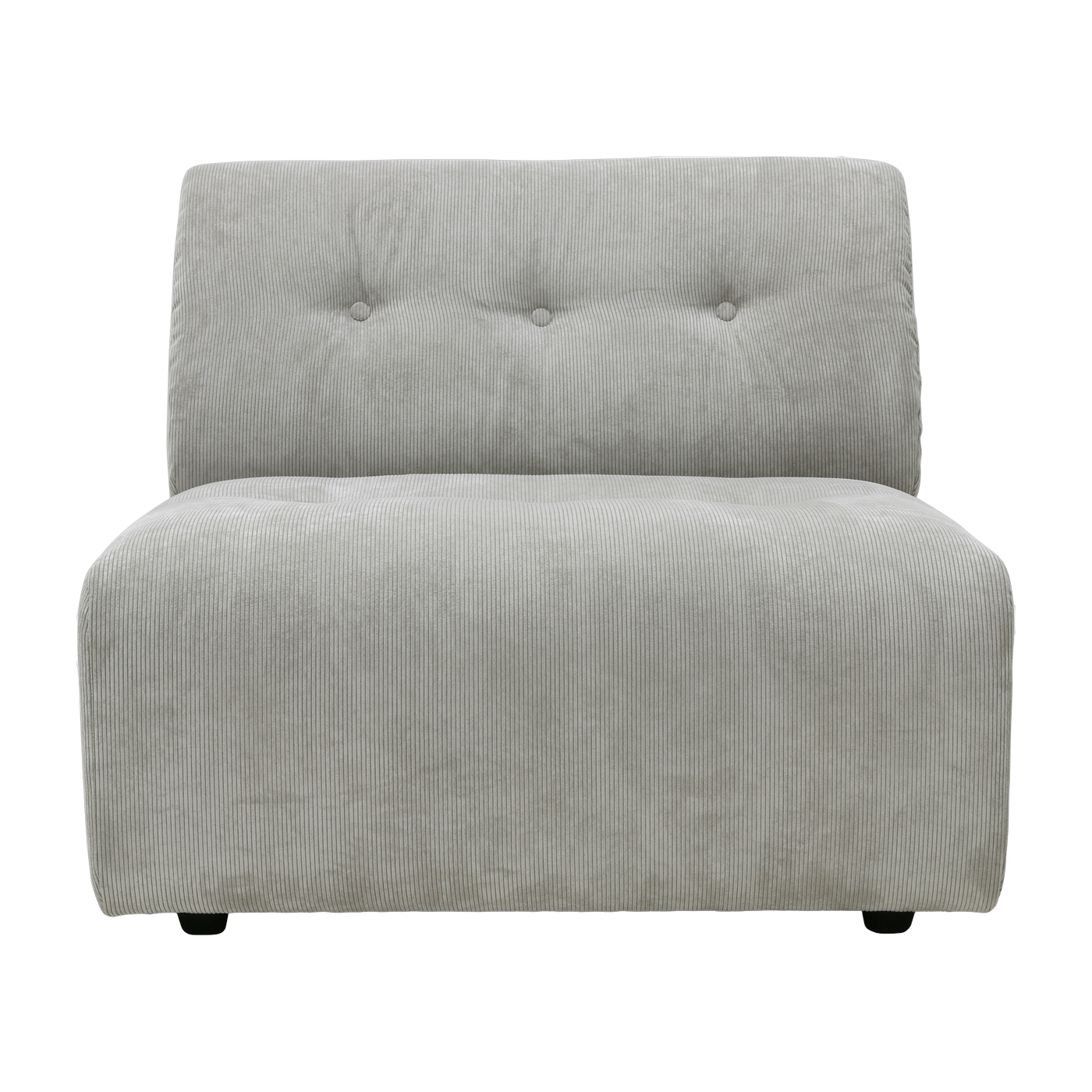 1-Sitzer-Modul aus cream corduroy Vint - Hkliving