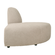 Module arrondi en bouclé taupe Jax - Hkliving