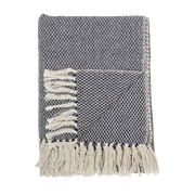 Plaid ethnique en coton recyclé Barry - Bloomingville