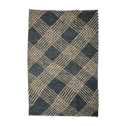 Black jute carpet 245 x 150 cm Cat - Bloomingville