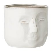 Cache-pot visage en grès Ignacia - Bloomingville