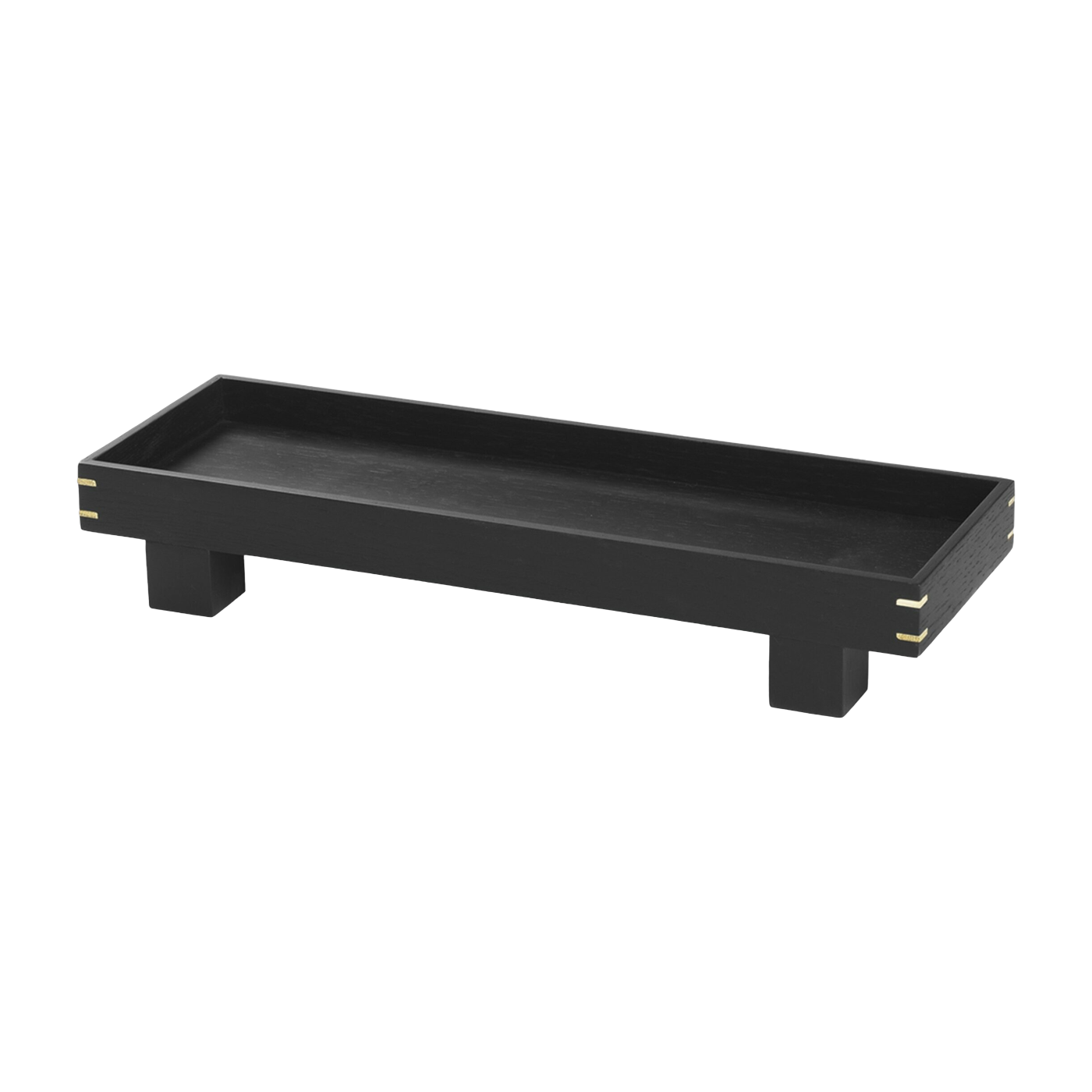 Bandeja de roble negro 36 x 6 x 12 cm Bon - Ferm Living