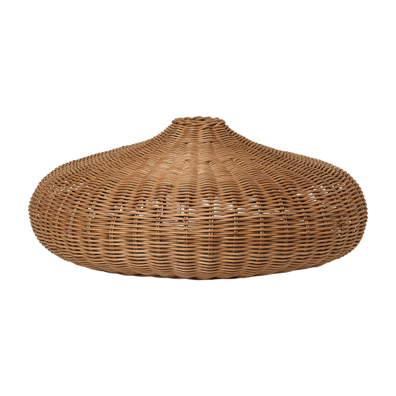 Paralume a disco in rattan 49, 5 x 20 cm - Ferm Living