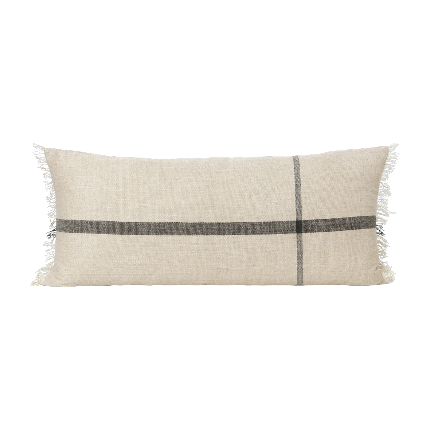 وسادة مستطيلة من الكتان والقطن لون جمل 90 × 40 سم Calm - Ferm Living