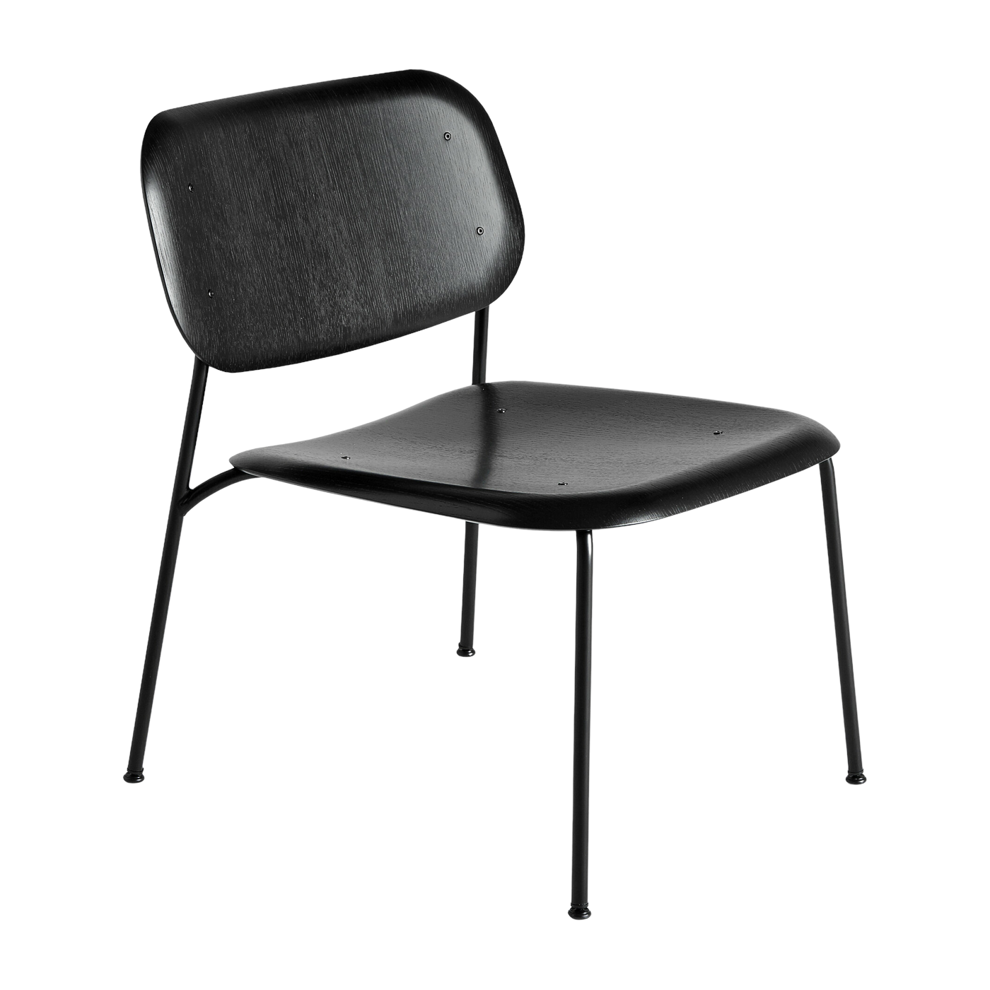 Holzstuhl aus schwarzer Eiche Soft Edge 10 lounge -. HAY
