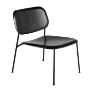 Black oak chair Soft Edge 10 lounge - HAY