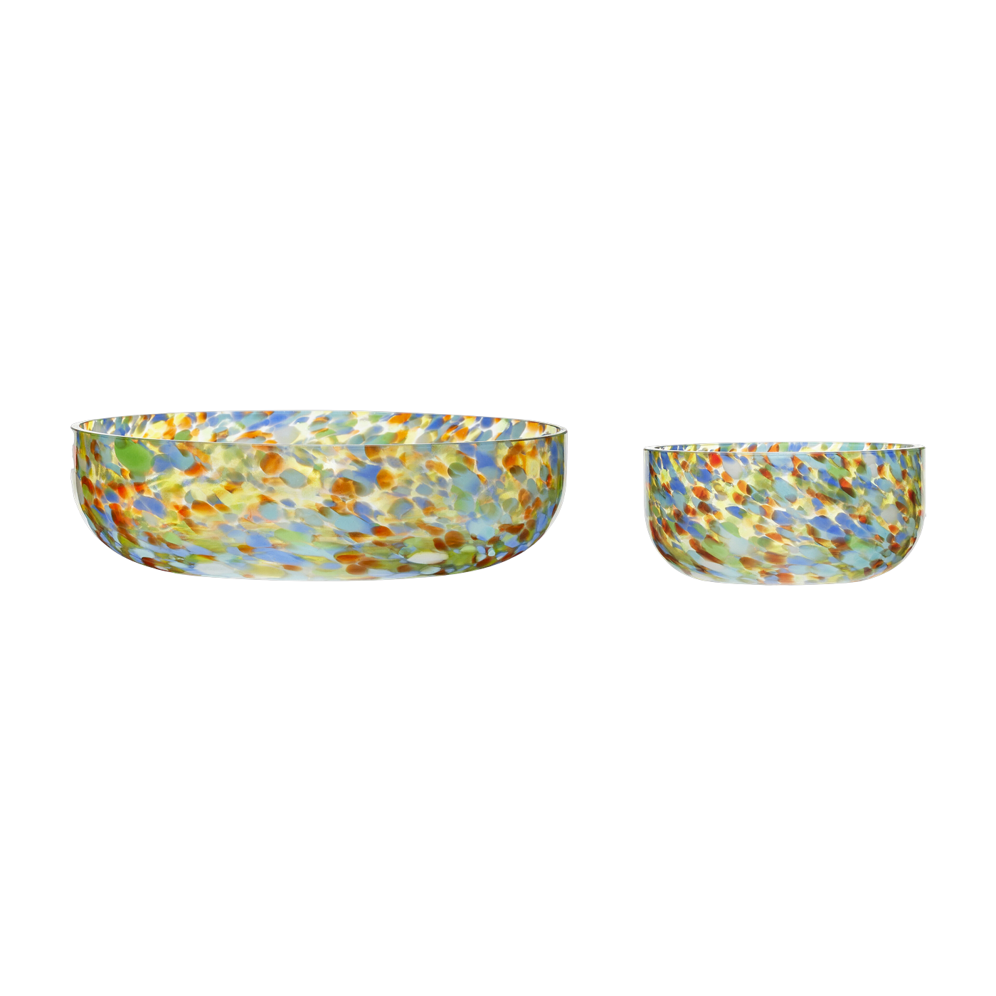 Set di 2 ciotole in vetro Confetti - Hübsch