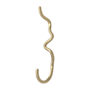 Gold plated brass hook 3 x 19, 7 x 5, 8 cm Curvature - Ferm Living
