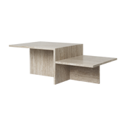 Table basse en travertin 100 x 35 x 55 cm Distinct - Ferm Living