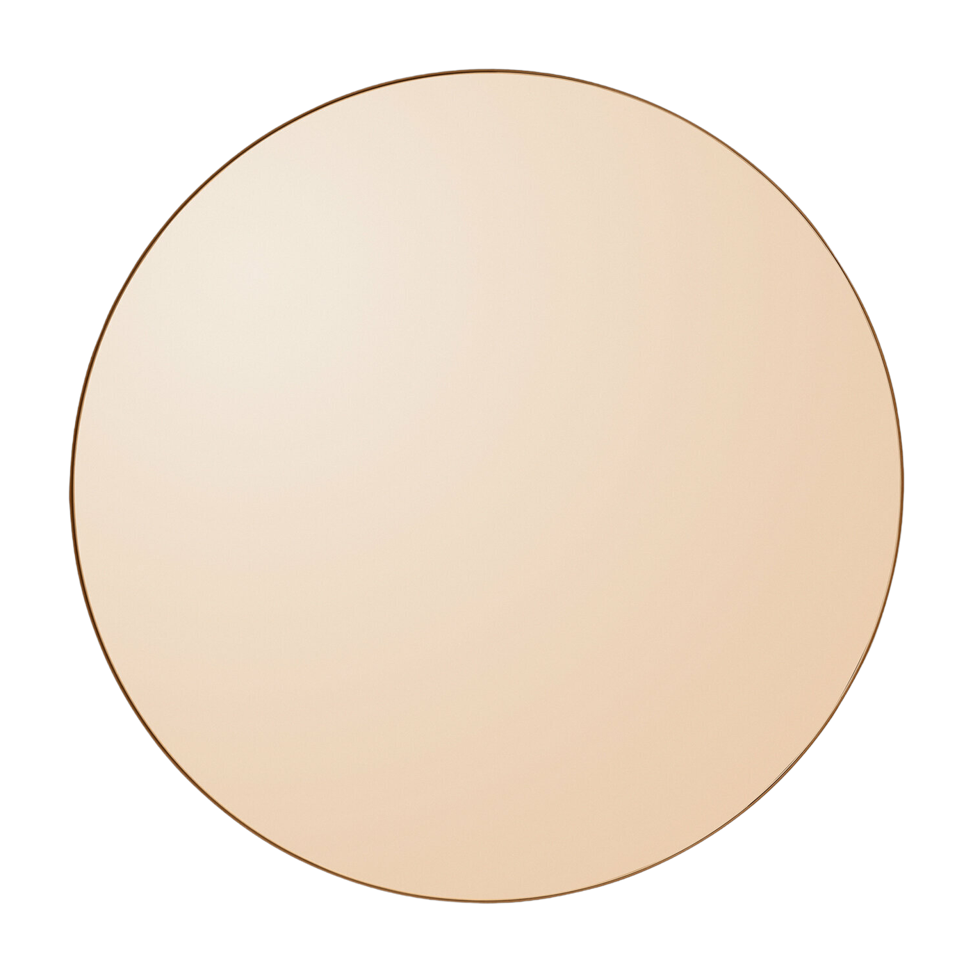 Miroir rond ambre 70 cm Circum - AYTM
