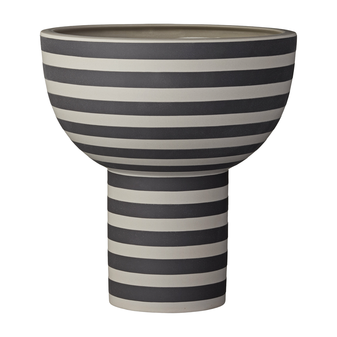 Vase Skulpturale schwarz/beige Varia - AYTM