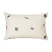 Housse de coussin couleur sable 40 x 60 cm Coquillage - Broste Copenhagen