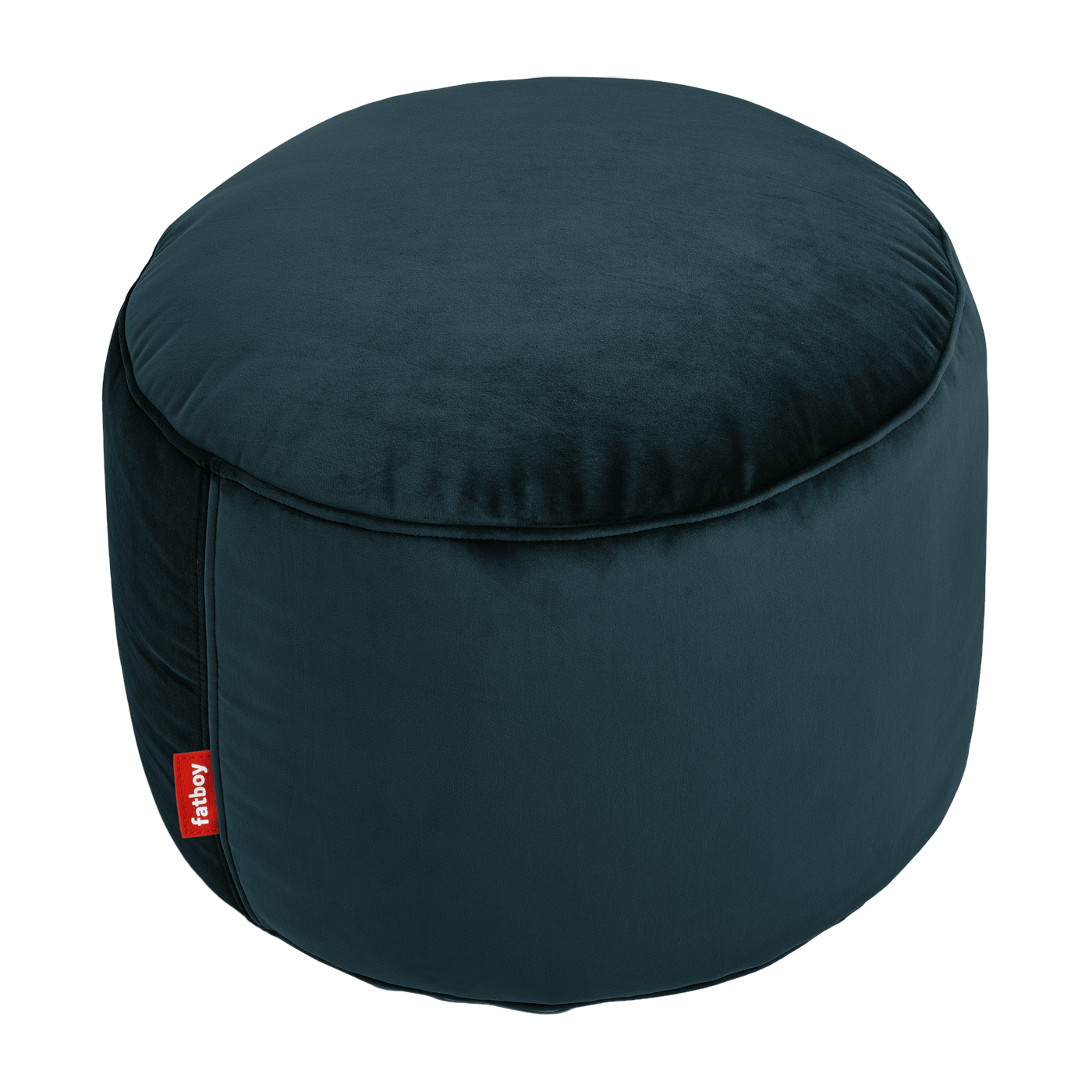 Point petroleum velvet pouf - Fatboy
