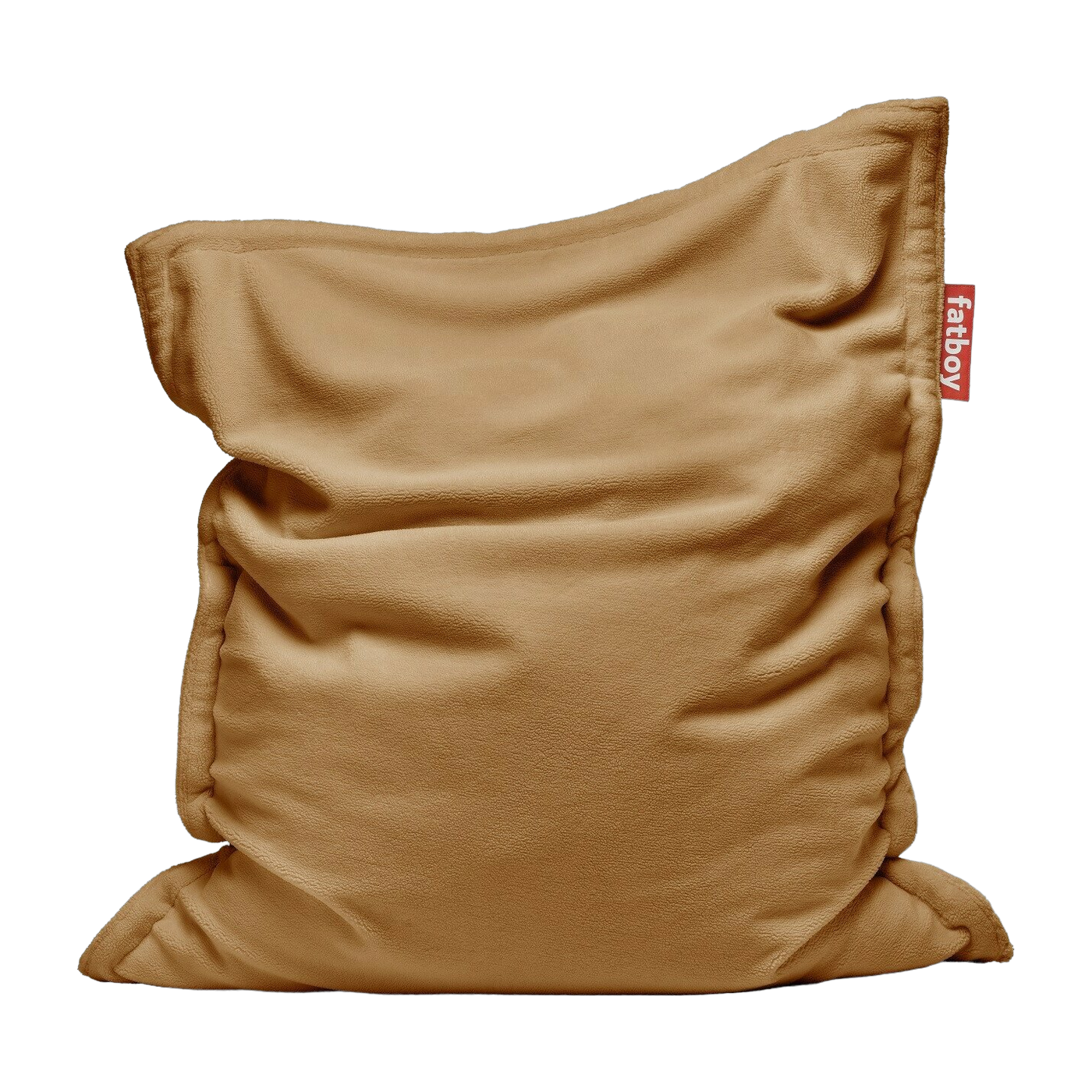 Beige fabric pouf Slim Teddy Original - Fatboy