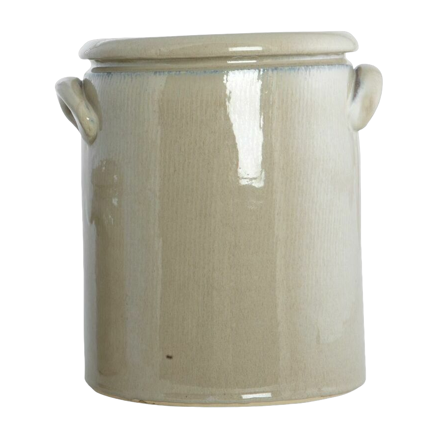 Pot de fleurs en argile beige sable Poterie M - House Doctor