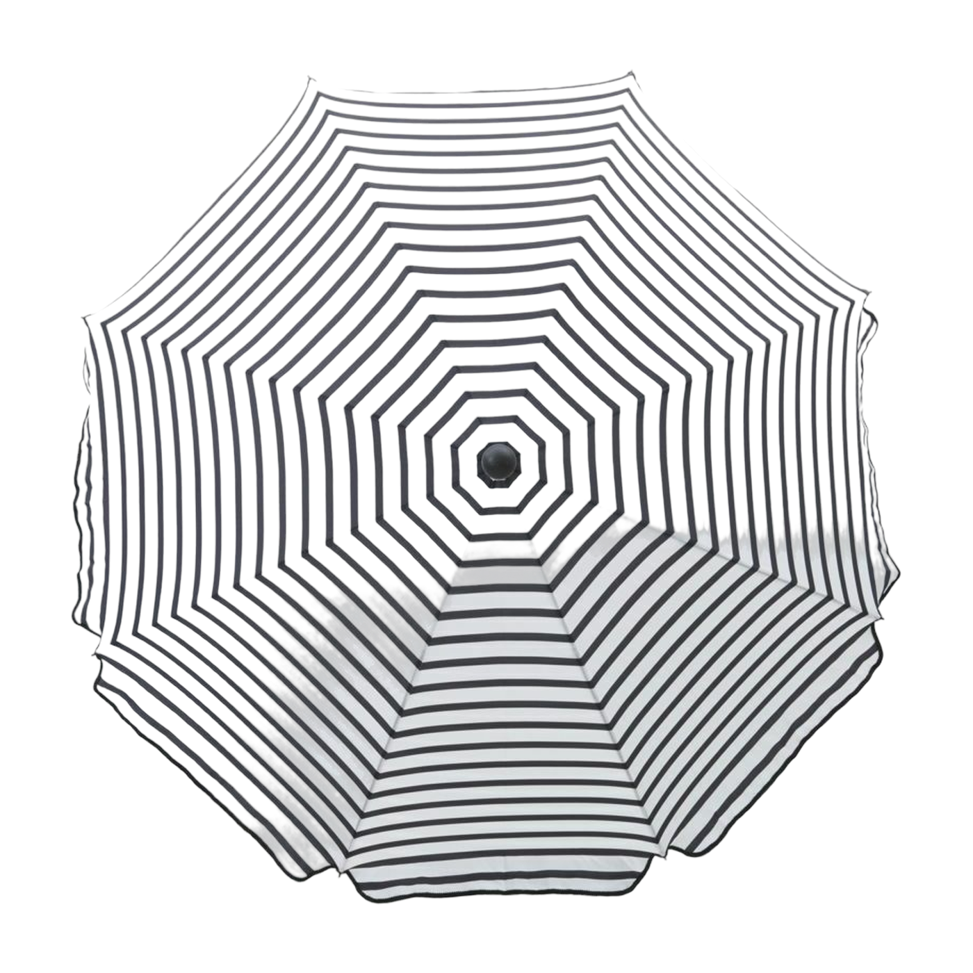 Sonnenschirm von plage /Garten Oktogon Schwarz/Weiß -. House Doctor