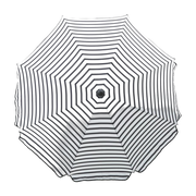 Parasol de plage/jardin Oktogon Noir/Blanc - House Doctor