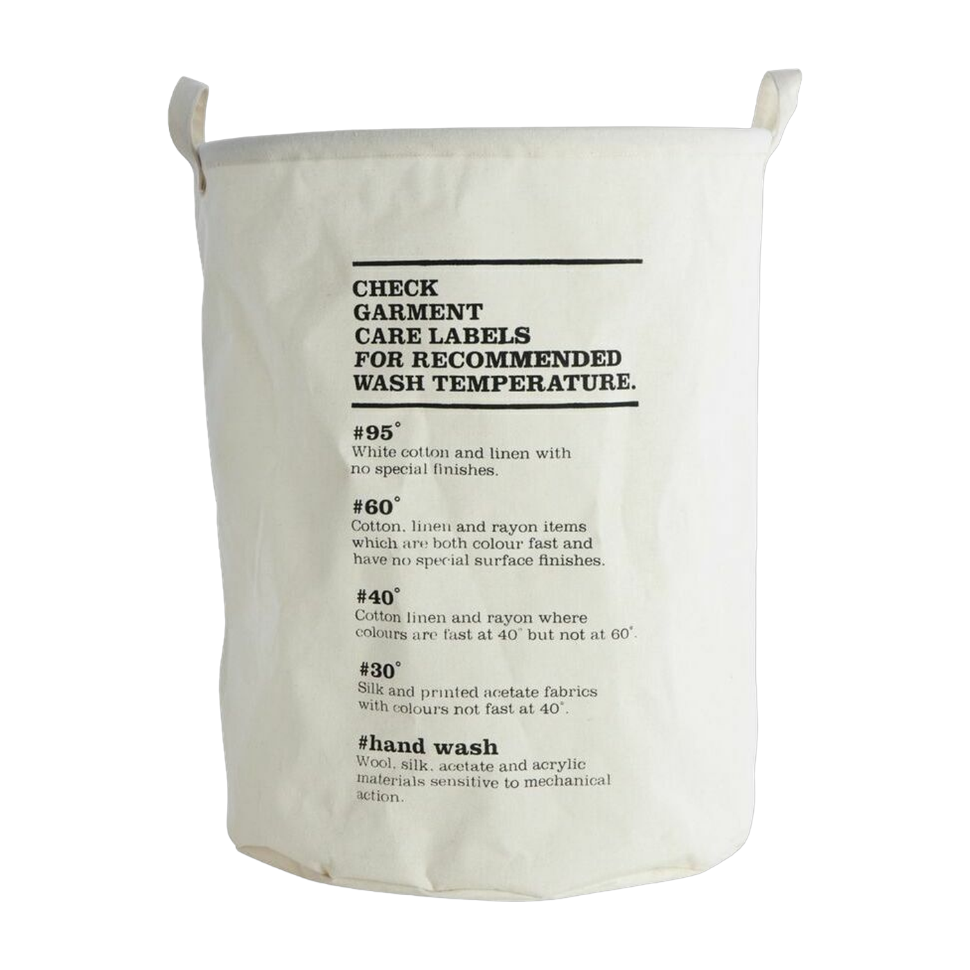 Laundry Bag Wash Instructions - House Doctor