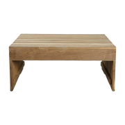 Woodie teak square jardi coffee table - House Doctor