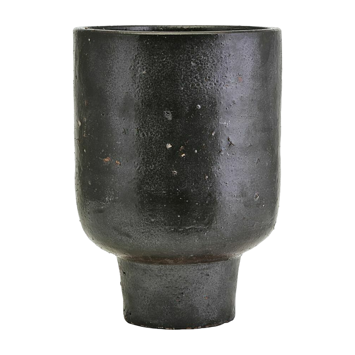 Vaso d'artista in argilla marrone - House Doctor