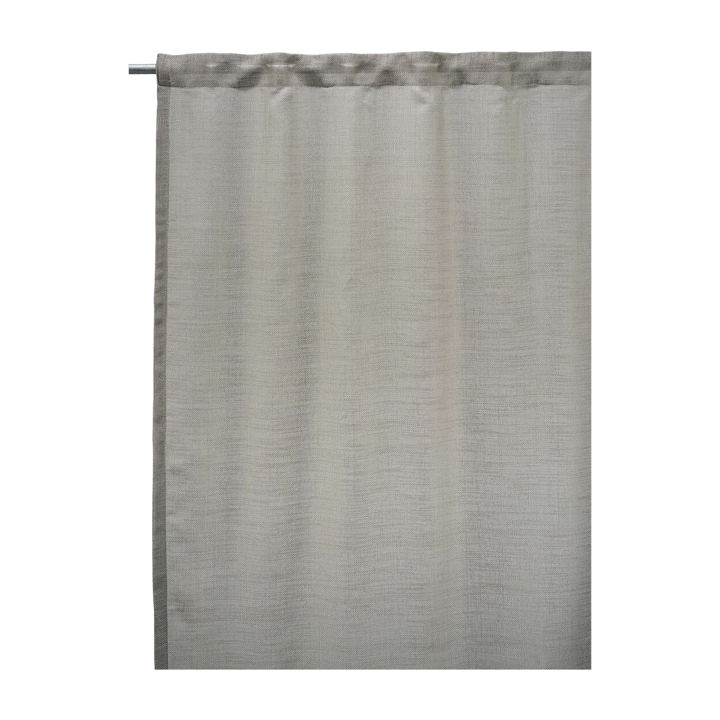 2 Vorhänge braun-grau Plain -. House Doctor