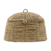 Basket W. Lid Rama Nature - House Doctor