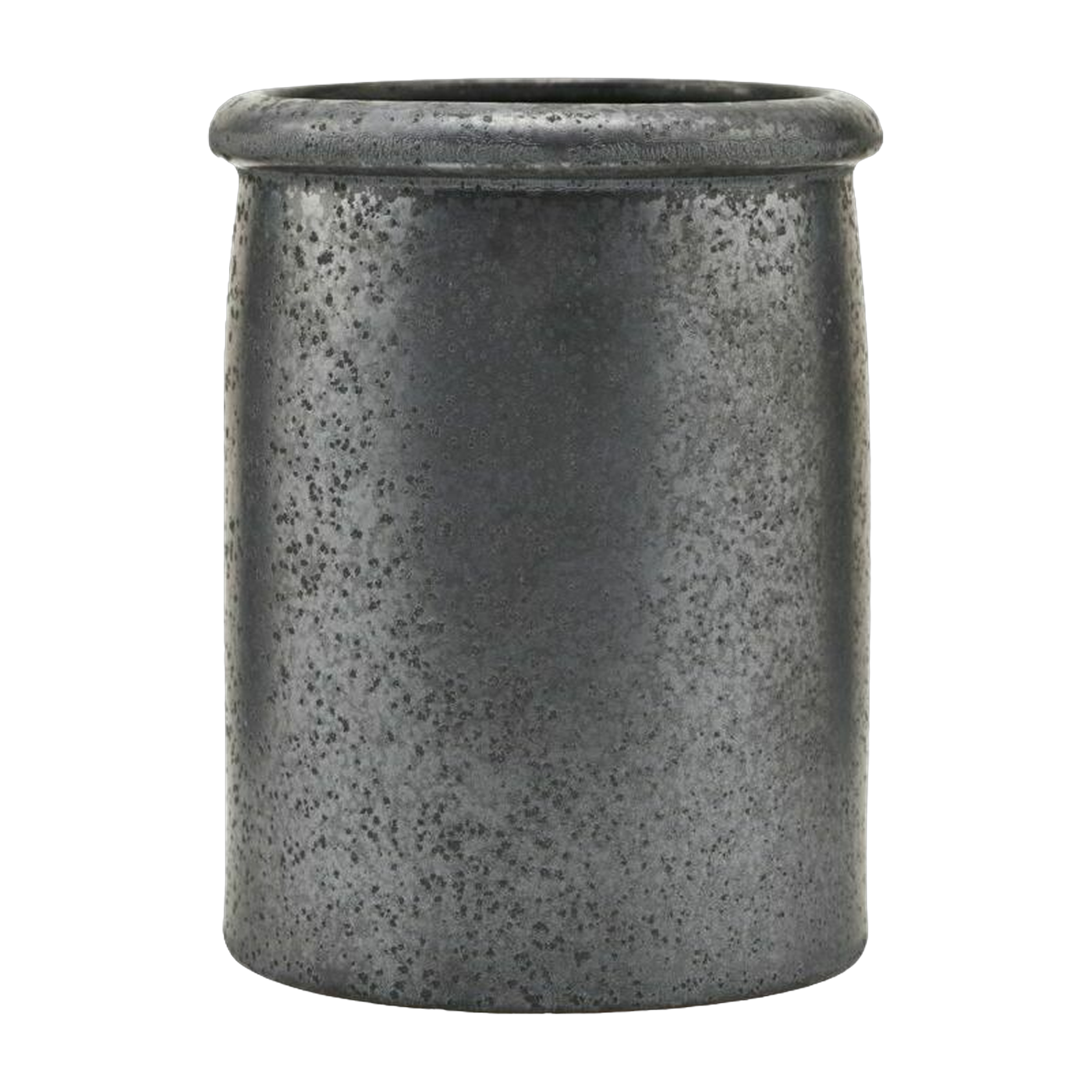 Pot en porcelaine noir et marron Pion - House Doctor