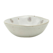 Dots Bowl White With Green Dots - House Doctor