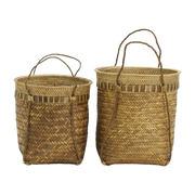 2 Paniers en bambou naturel Balie - House Doctor