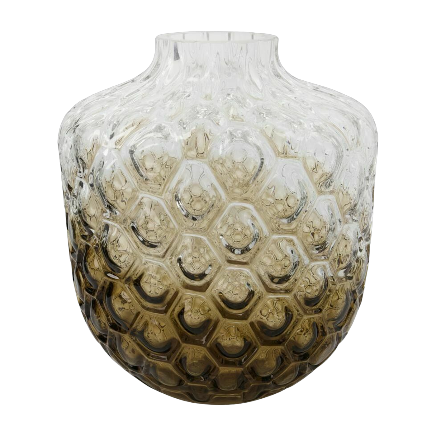 Vase Art Deco Marron - House Doctor