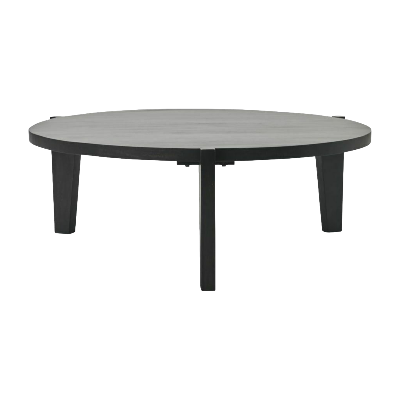 Mesa de centro negro satinado 40 x 110 cm Bali - House Doctor