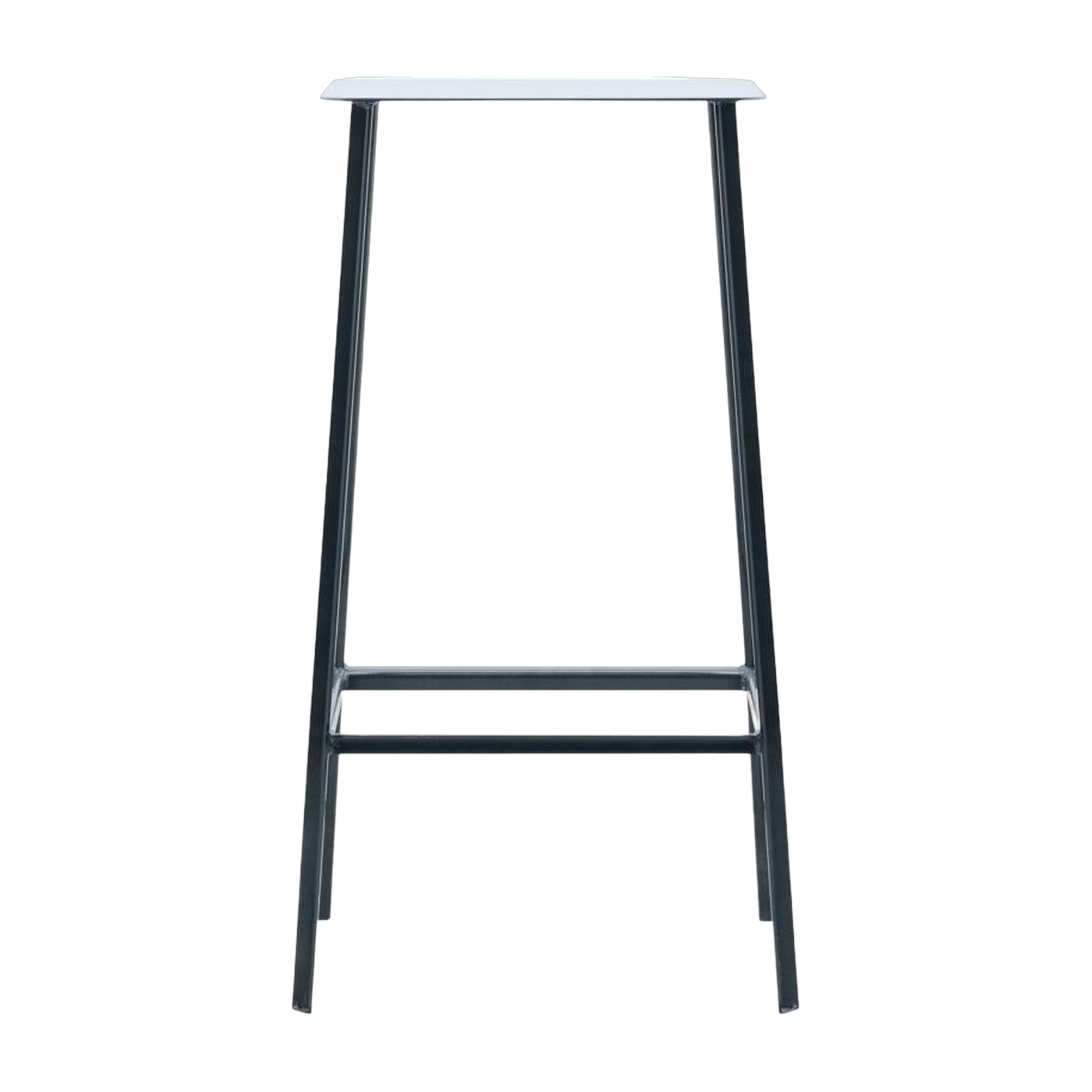 Black metal stool 75 cm Rag - House Doctor