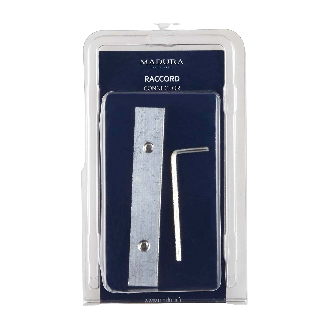 Slider-Verbinder Stahlgrau -. Madura