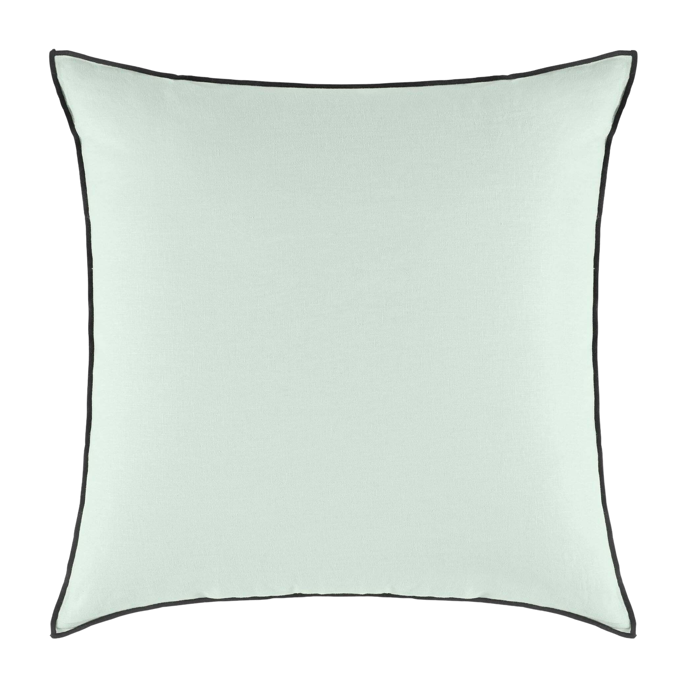 Housse De Coussin Carlina Vert Amande Et Bourdon Noir - Madura