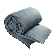 Housse De Bout De Lit Carlina Vert Et Bourdon Noir - Madura