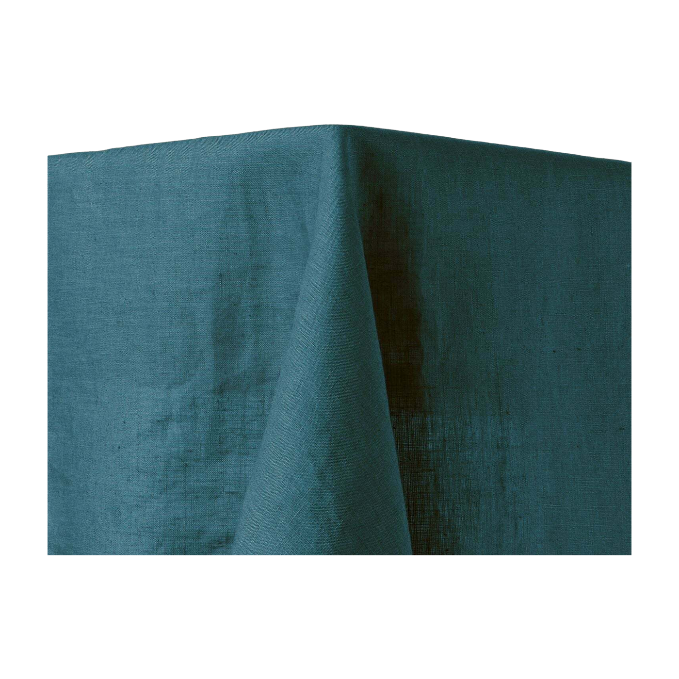 Nappe Rectangulaire Carlina Bleu Vert Et Bourdon Noir - Madura