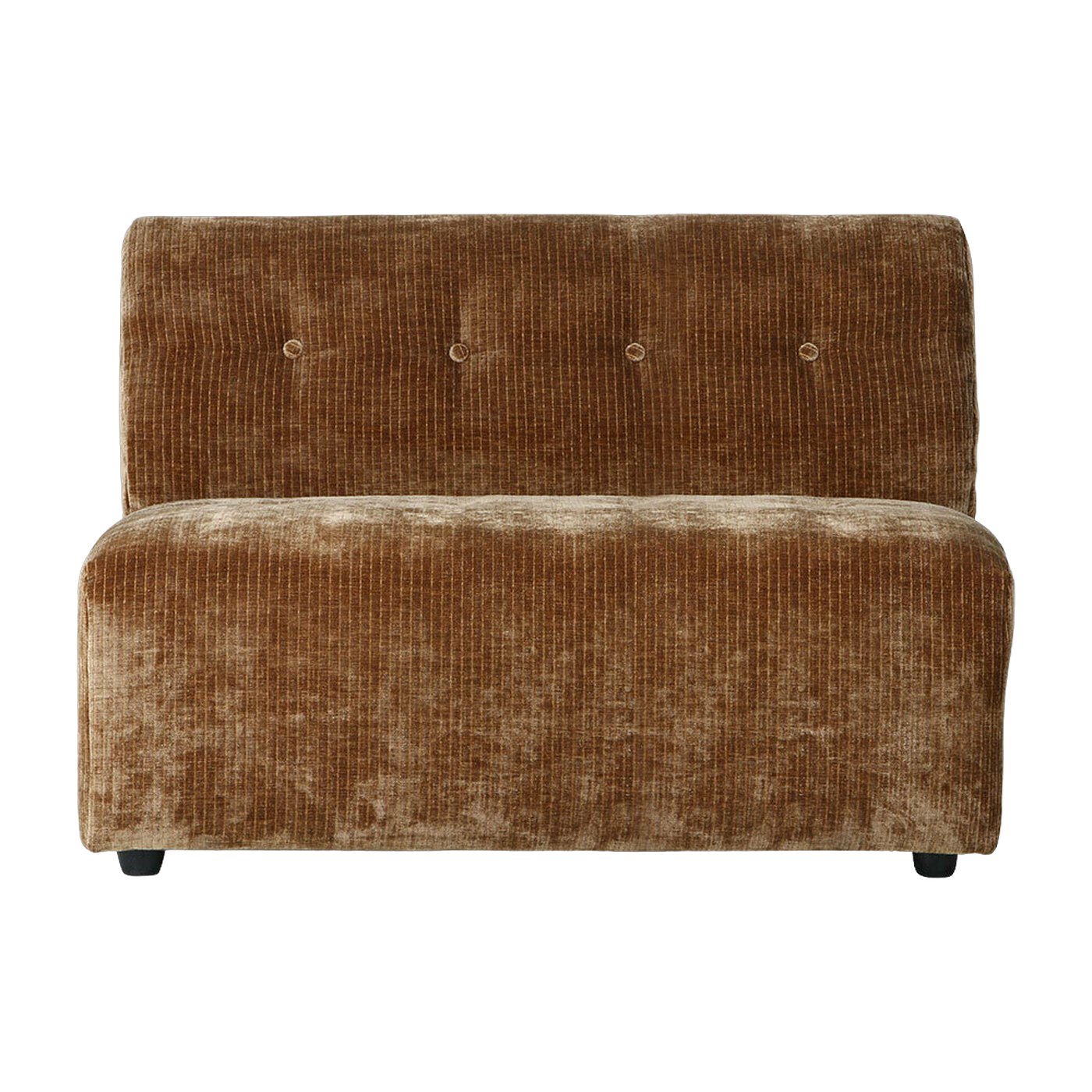 Modulo 2 posti in velluto a coste bronzo Vint - Hkliving