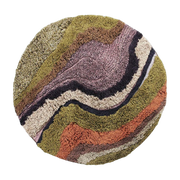 Tapis touffeté rond dégradé (150X150) - HKLIVING