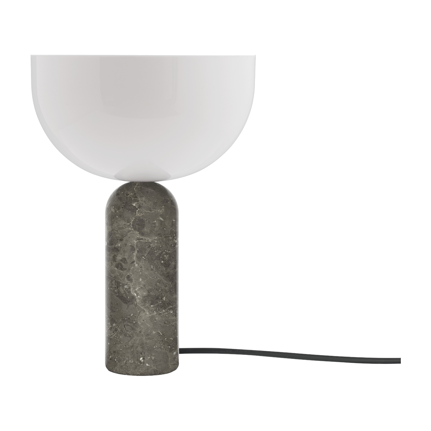 Lampe de table en marbre gris 35 cm Kizu - New Works