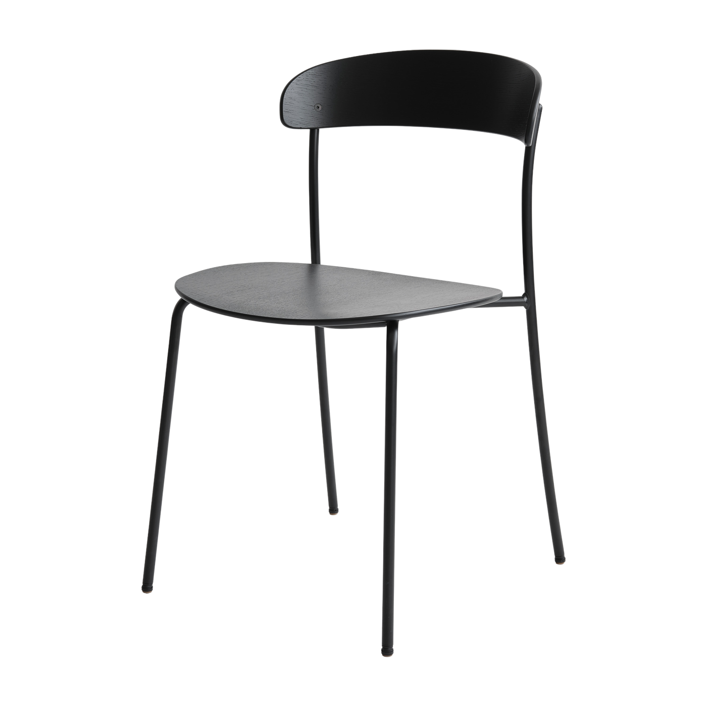 Chaise noire en frêne Missing - New Works