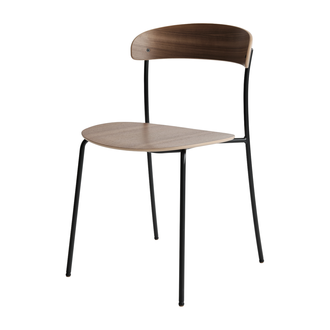 Chaise en noyer Missing - New Works