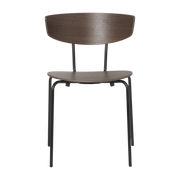 Silla de roble teñido oscuro 50 x 75,5 x 47 cm Herman - Ferm Living